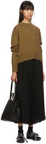 Thumbnail for your product : Studio Nicholson Brown Cashmere Crewneck Sweater