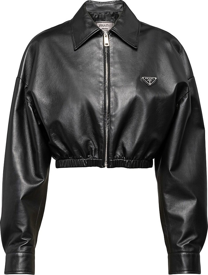 ❤️Vintage PRADA leather coat  Leather coat womens, Leather coat