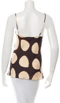 Thumbnail for your product : Diane von Furstenberg Silk Abstract Print Tank Top