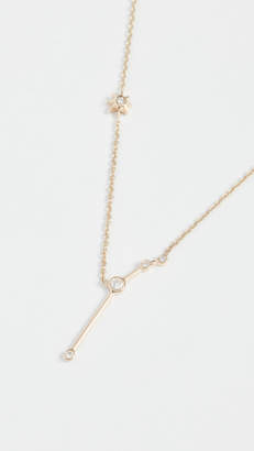 Lulu Frost 14k Gold Aries Necklace with White Diamonds