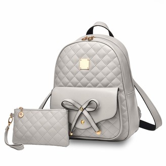 Gray Leather Backpack | Shop the world's largest collection of fashion |  ShopStyle UK