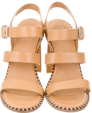 Marc by Marc Jacobs Leather Multistrap Sandals
