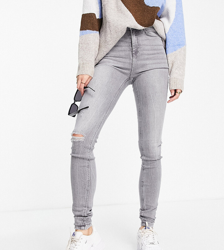 Grey Skinny Ripped Jeans | Shop The Largest Collection | ShopStyle
