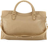 Thumbnail for your product : Balenciaga Classic City Golden Lambskin Tote Bag, Beige Sable (Beige Sable)