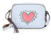 Thumbnail for your product : Coach Keith Haring Sequin Heart Leather Camera Bag