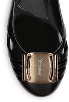 Thumbnail for your product : Ferragamo Bermuda Cutout Jelly Wedge Sandals
