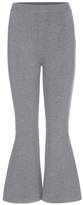 Stella McCartney Wool-blend cropped flared trousers