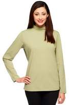 Thumbnail for your product : Denim & Co. Essentials Perfect Jersey Long Sleeve Mock Neck Top