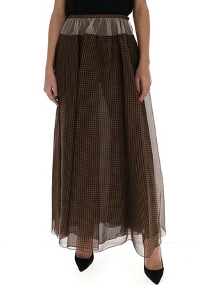 fendi maxi skirt