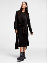 Thumbnail for your product : DKNY Mixed Media Panel Skirt