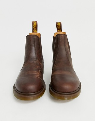 dr martens 2976 chelsea boots brown