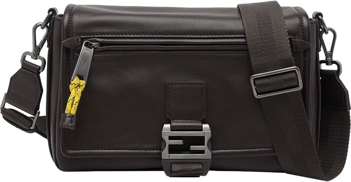 Fendi Flux Logo Plaque Messenger Bag