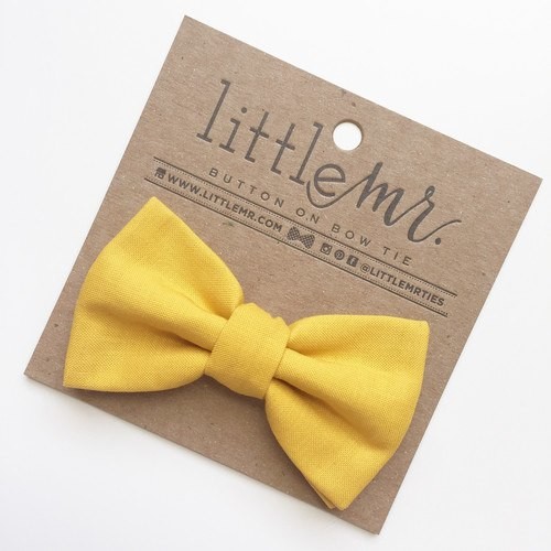 Little Mister Bow Tie - Solid Mustard