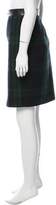 Thumbnail for your product : Ralph Lauren Black Label Plaid Wool Skirt