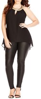 Thumbnail for your product : City Chic Plus Size Women's 'Statement Neck' Top