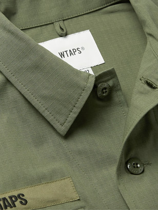 WTAPS Jungle Embroidered Cordura And Cotton-Blend Ripstop Overshirt