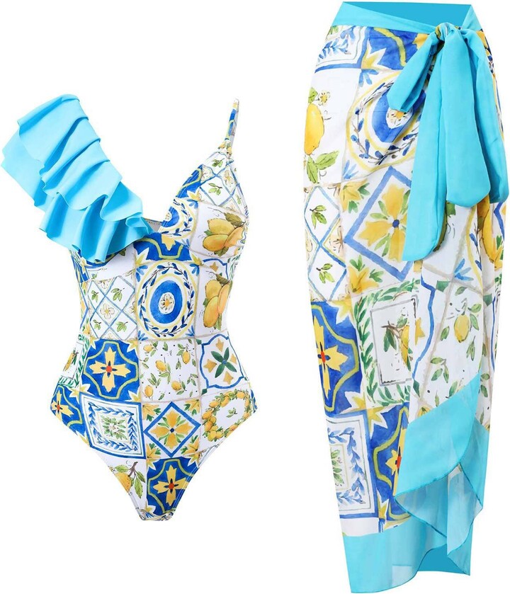 Baodan Underboob Bikini Romper Bathing Suit Junior Jean Top for Women ...