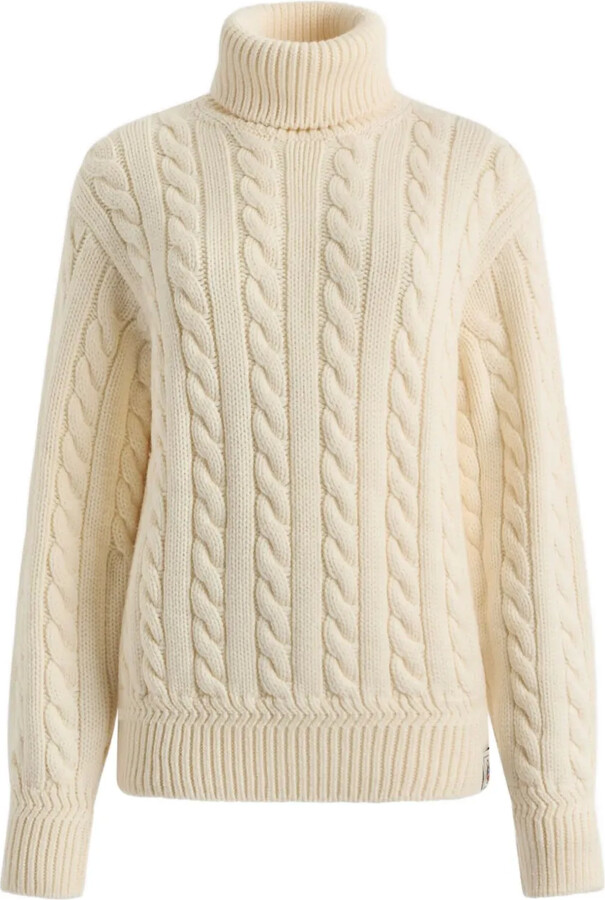 Bally Cable-Knit Turtleneck Sweater