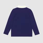 Thumbnail for your product : Gucci Children's jersey polo with Web