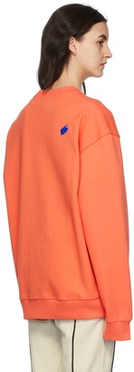 MAISON KITSUNÉ Orange ADER error Edition Yoga Blue Fox Sweatshirt