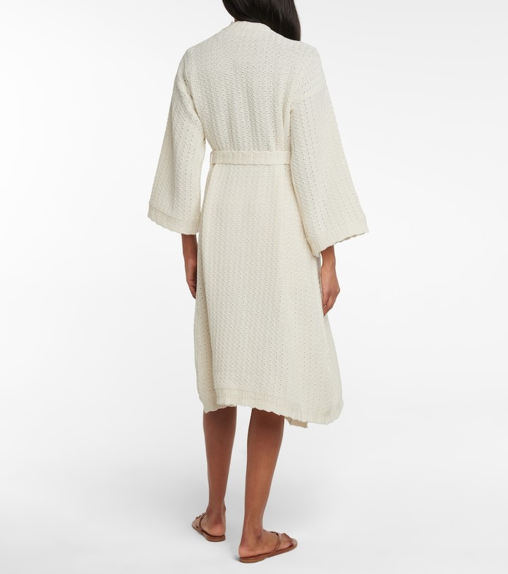 Alanui Belted crochet cotton dress ShopStyle