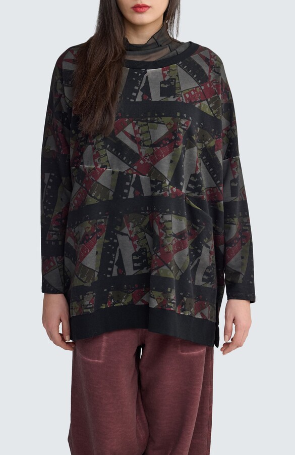 LUUKAA Aurora Art Print Pullover