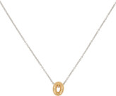 Thumbnail for your product : Le Gramme Silver & Gold 'Le 1 Gramme Entrelacs Medal' Necklace