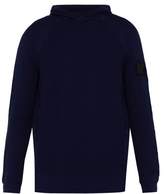 Thumbnail for your product : Stone Island Shadow Project - Logo Patch Cotton Hooded Sweatshirt - Mens - Blue
