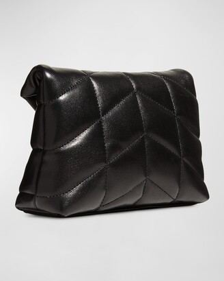Saint Laurent Loulou Puffer Small Pouch - ShopStyle Clutches