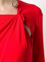 Thumbnail for your product : Unravel Project Draped Front Maxi Dress