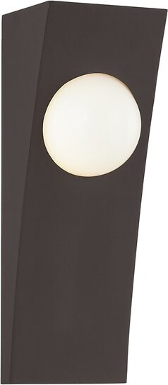 Troy Lighting Victor Outdoor Wall Sconce in Bronze, Size: Small