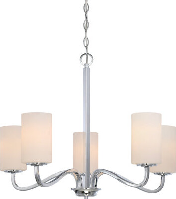 Charlton Home Tilden 5 - Light Shaded Classic Chandelier