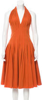 Thumbnail for your product : J. Mendel Gathered Halter Dress