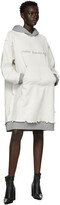 Thumbnail for your product : MM6 MAISON MARGIELA Off-White Reversible Hoodie Dress