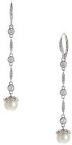 Thumbnail for your product : Nadri Faux Pearl and Crystal Drop Earrings