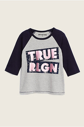 True Religion Ls Raglan Kids Tee