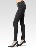 Thumbnail for your product : Paige Trixi Zip Ultra Skinny - Luxe Grey