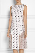 Thumbnail for your product : Thakoon Printed crepe and silk-chiffon dress