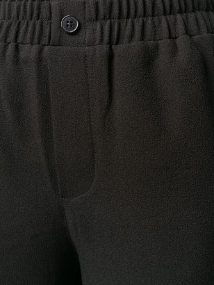 Ganni Elasticated Waist Straight Trousers