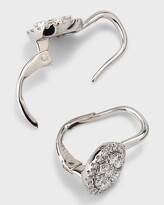 Thumbnail for your product : Frederic Sage Firenze 18k White Gold Small Diamond Earrings