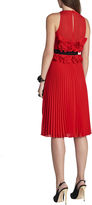 Thumbnail for your product : BCBGMAXAZRIA Safina Floral Sunburst-Pleat Dress