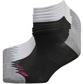 Thumbnail for your product : Pro Player Womens Twelve Pair Pack Cushioned Low Cut Socks White/Black