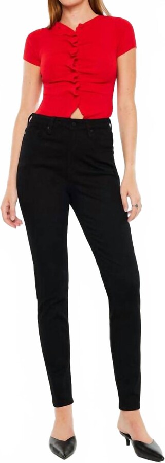 Kancan Ultra Highrise Skinny Jeans In Black