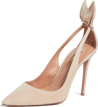 pumps with bow on back