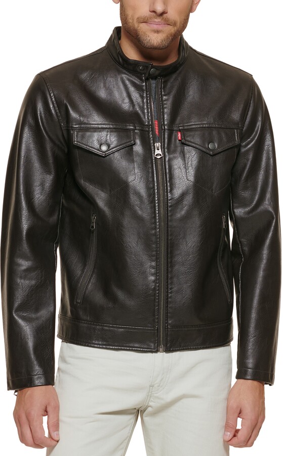 Mens Levis Leather Jacket | ShopStyle