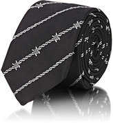 Thumbnail for your product : Givenchy Men's Barbwire-Embroidered Silk Necktie