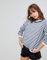 Thumbnail for your product : Blend She Lola PU Striped Sweater