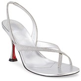 Thumbnail for your product : Christian Louboutin Taralita Glitter Slingback Glitter Sandals