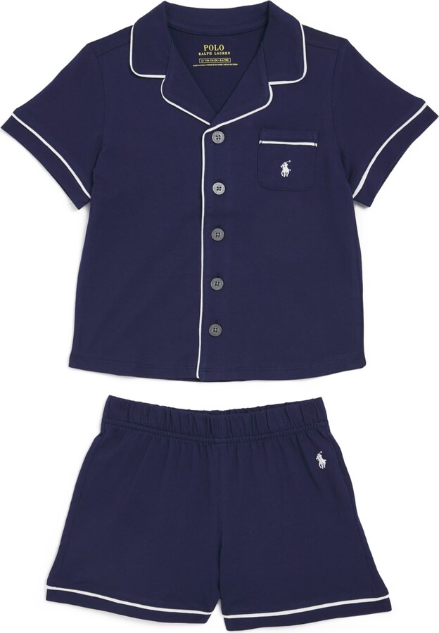 Ralph Lauren Kids Cotton Polo Pony Pyjama Set