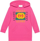 Thumbnail for your product : Gucci Children Children's hooded dress with logo
